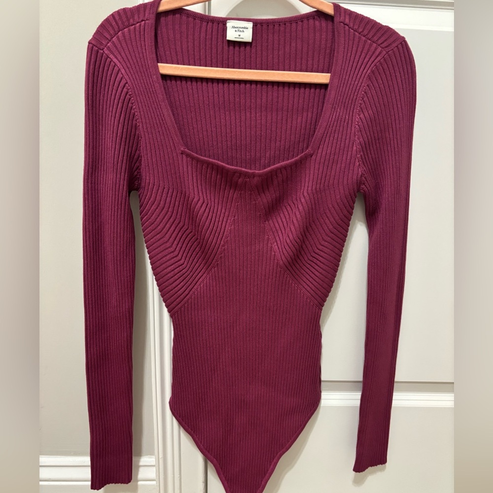 Abercrombie and fitch purple bodysuit